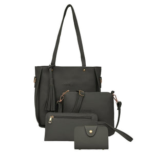 ISHOWTIENDA 4pcs Woman Bag Set Purse and Handbag | Josies Woman Shop