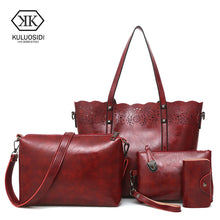 KULUOSIDI Brand Luxury 4pcs Purse And Handbag Composite Set | Josies Woman Shop