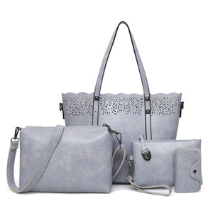 KULUOSIDI Brand Luxury 4pcs Purse And Handbag Composite Set | Josies Woman Shop