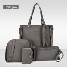 4PCS Handbag Set Women PU Leather Shoulder Bag for women | Josie Woman Shop
