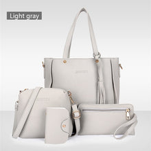 4PCS Handbag Set Women PU Leather Shoulder Bag for women | Josie Woman Shop